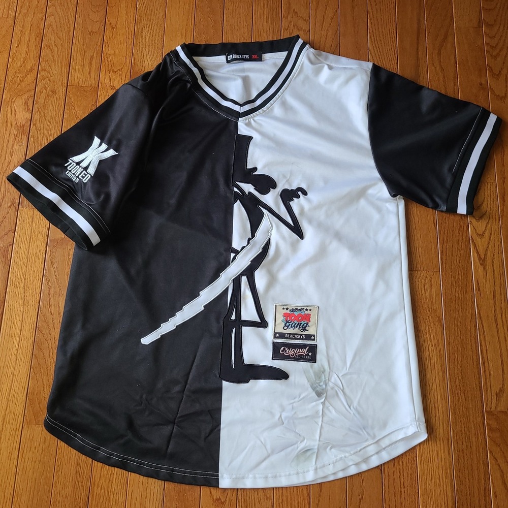 Black Keys TOON Gang 21 Original All Stars Jersey Shirt Mens 3XL Pink Panther